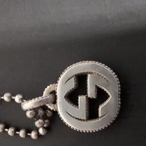 Gucci Silver Pendant Necklace